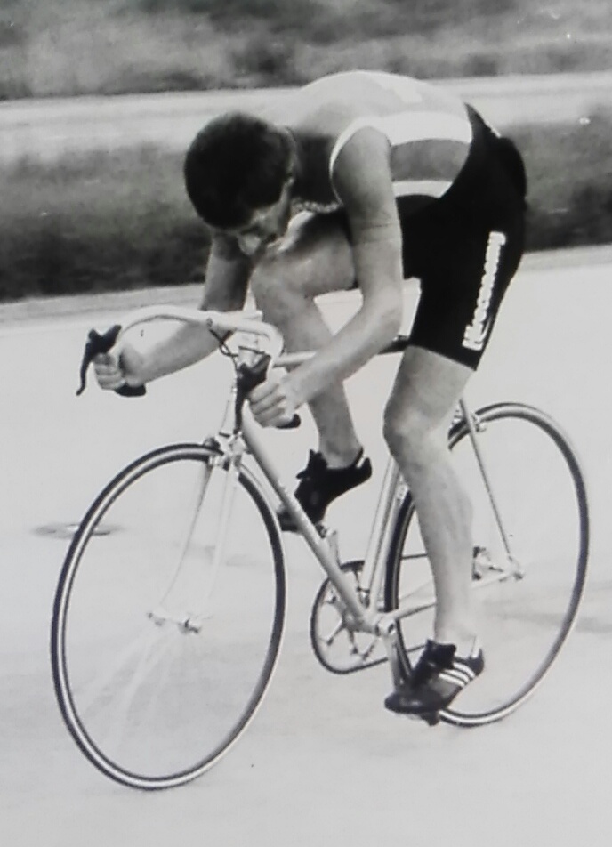 Winning the Vegetarian C&AC 25 mile TT on the F1 6 July 1983